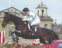 Ian Stark jumping a fence